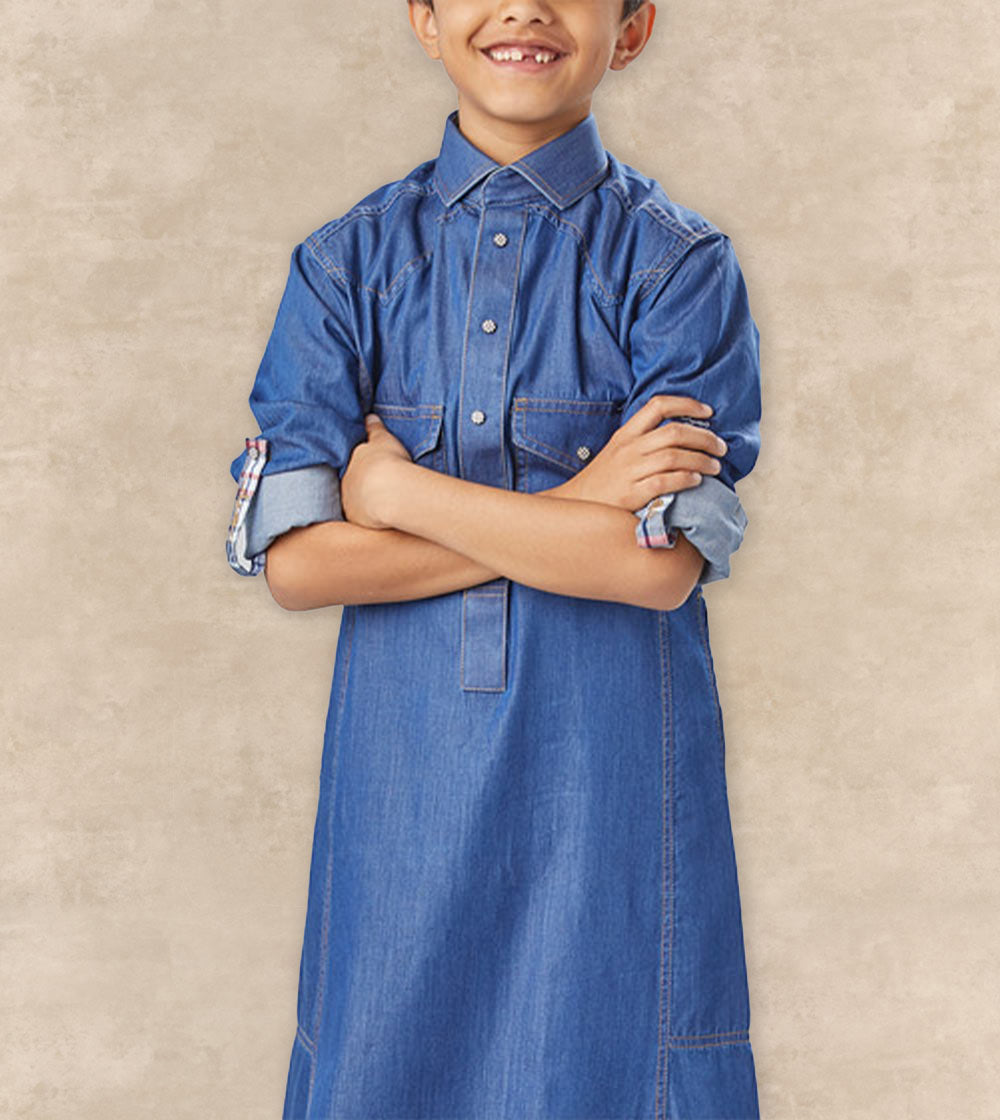 Young Warrior Smart Casual Thobe 