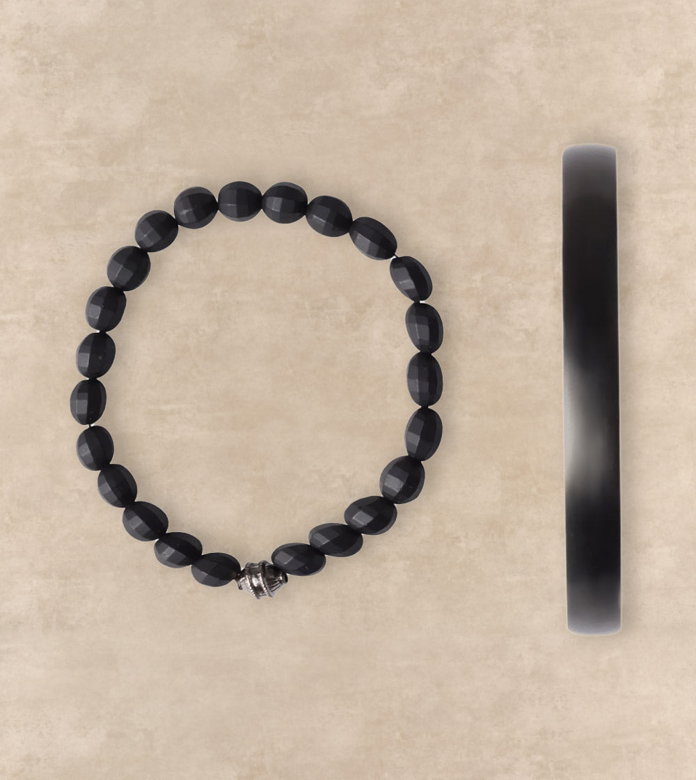 Beaded Stone Bracelet