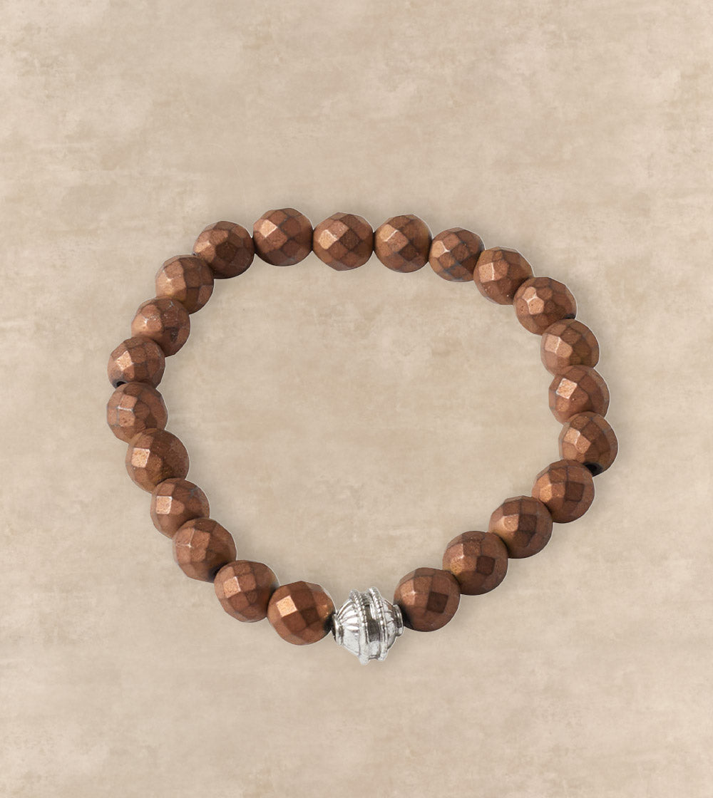 Beaded Stone Bracelet