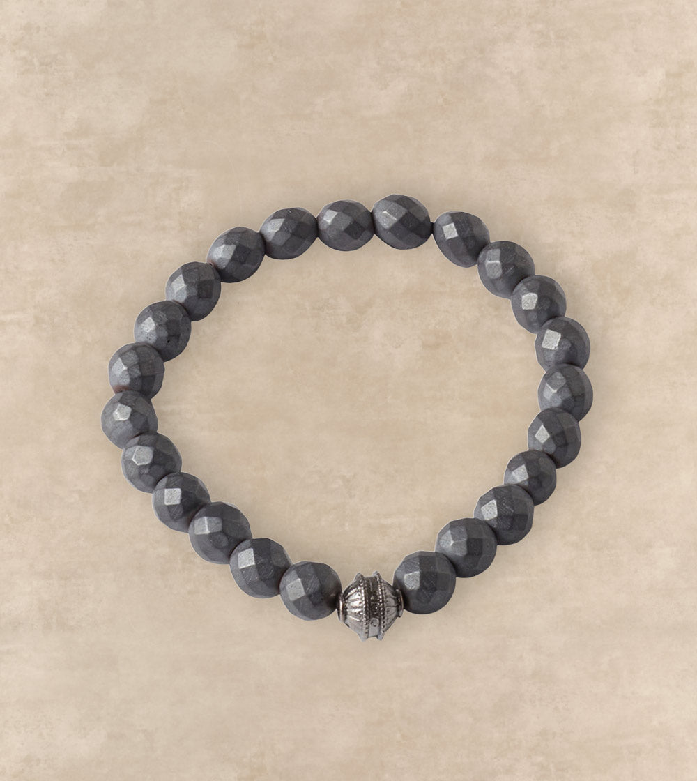 Beaded Stone Bracelet