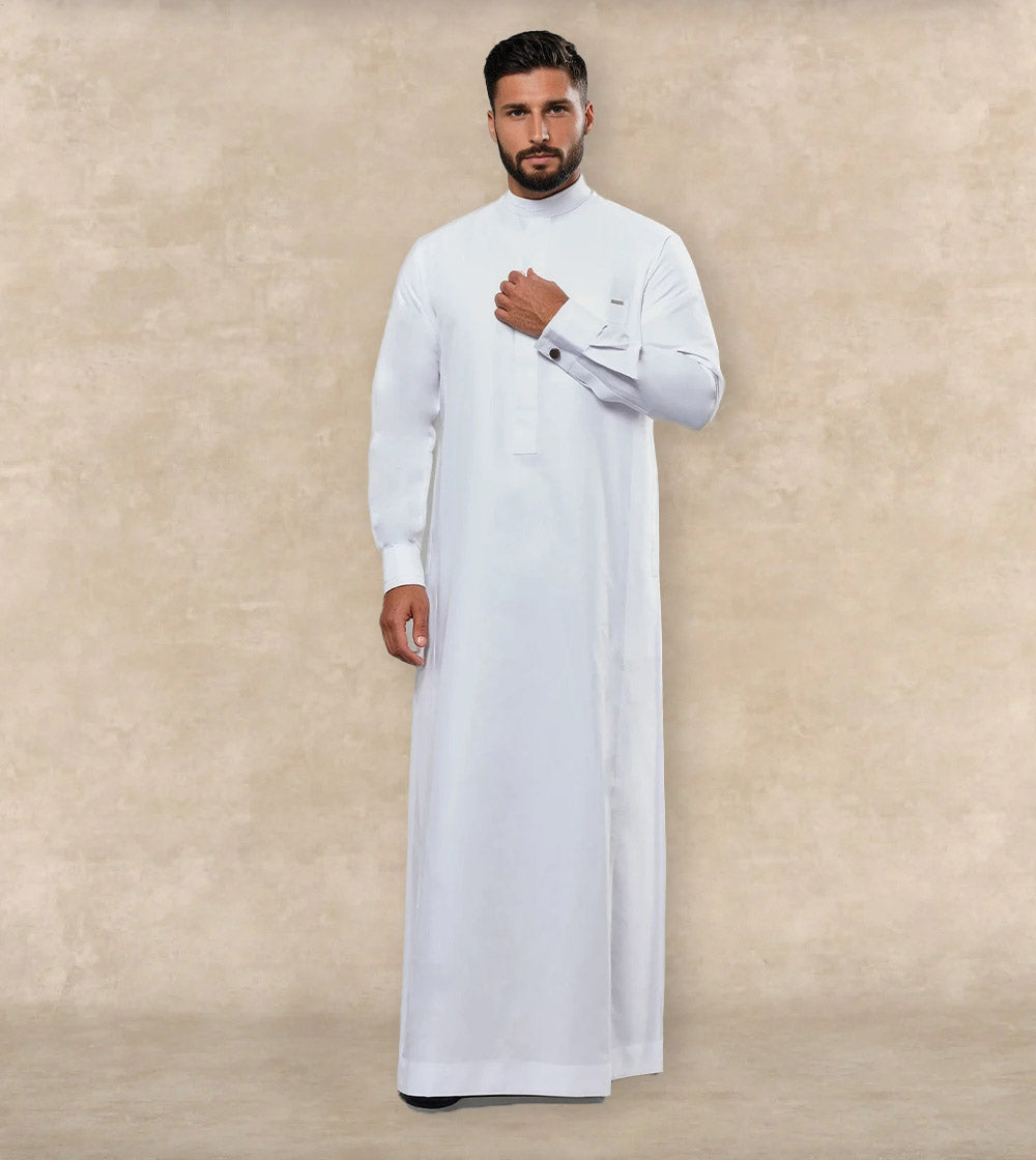 Premium White Thobe