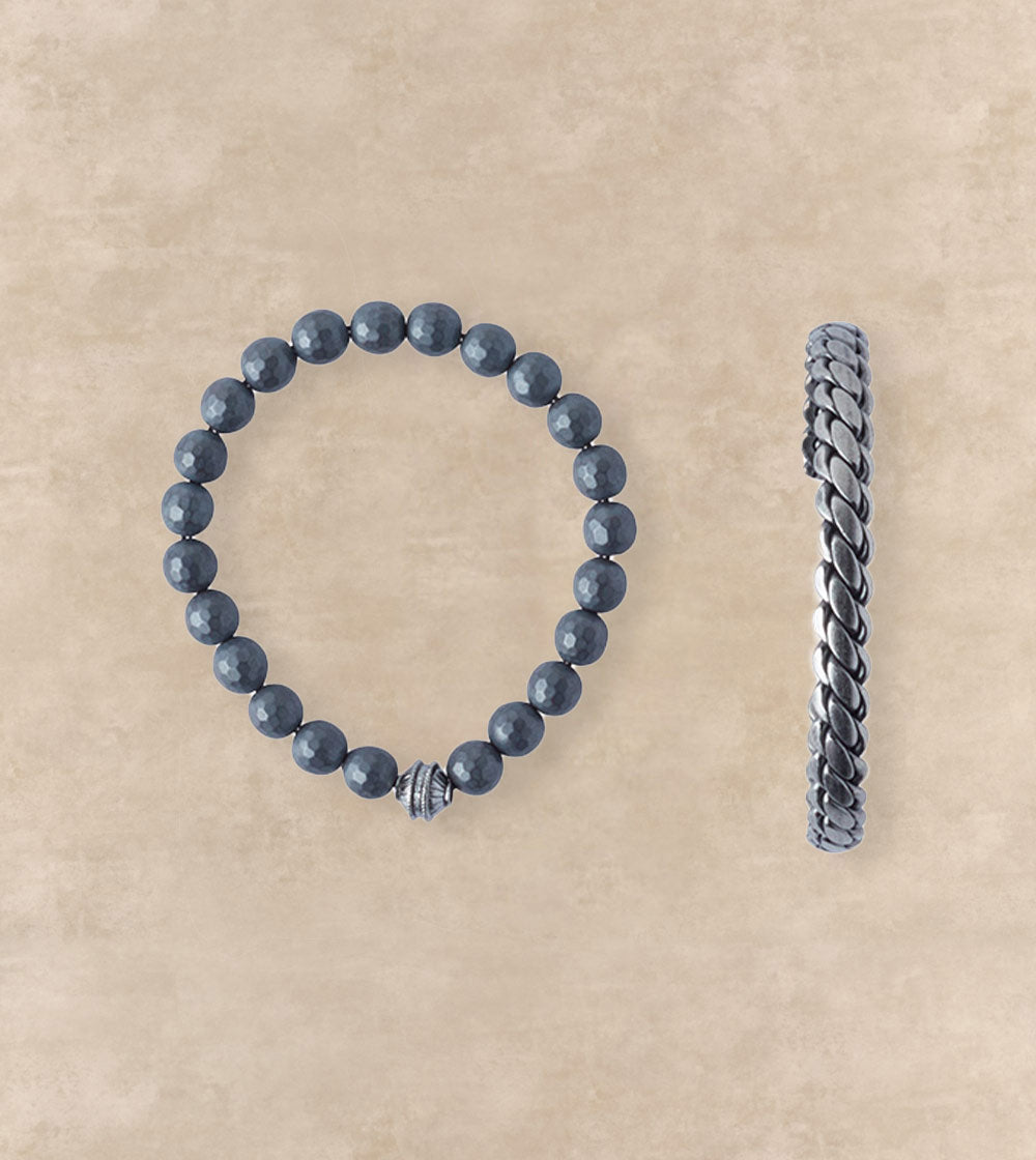 Beaded Stone Bracelet