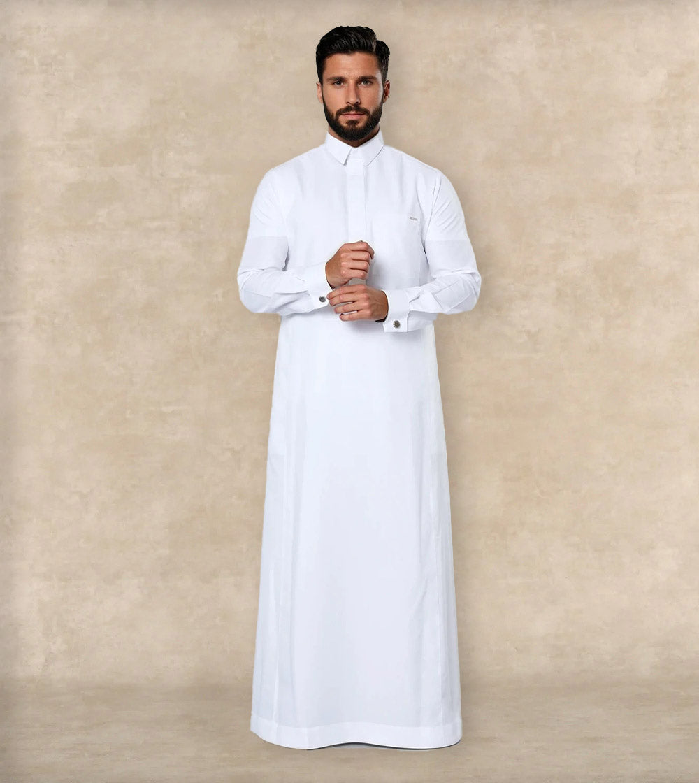Premium White Thobe