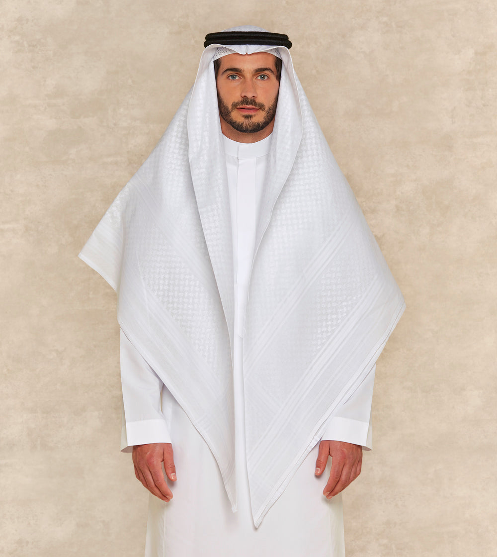 White Cotton Shemagh
