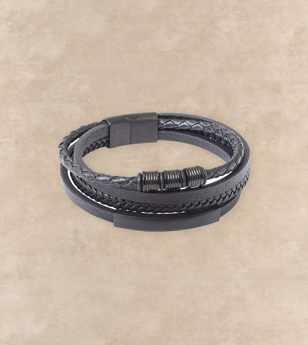 Beaded Stone Bracelet