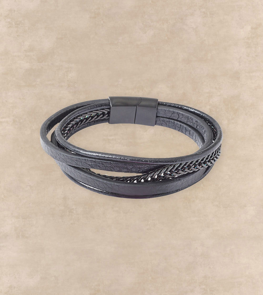 Beaded Stone Bracelet