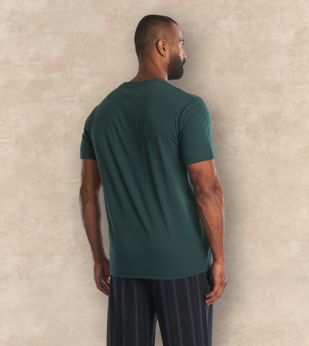 Winter Cotton Pajama Set Short Sleeves