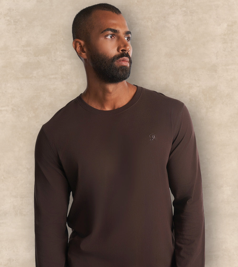 Winter Cotton Pajama Set Long Sleeves