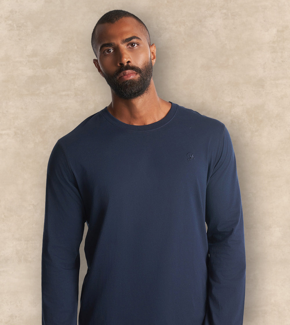 Winter Cotton Pajama Set Long Sleeves