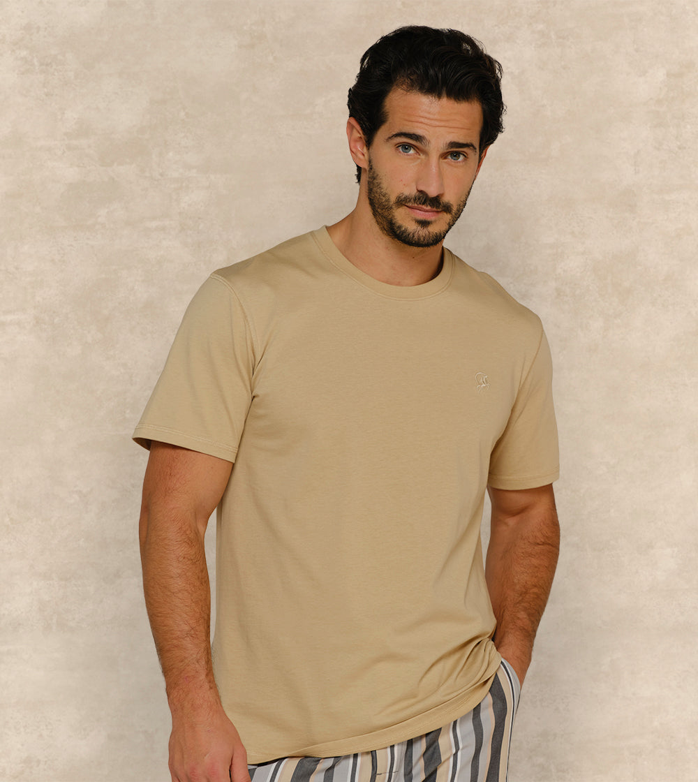 Winter Cotton Pajama Set Short Sleeves