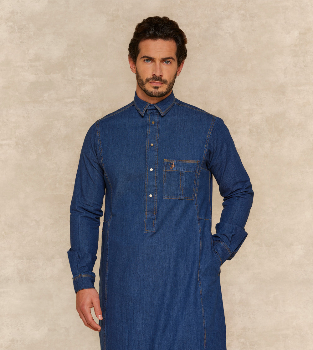 Casual Denim Thobe