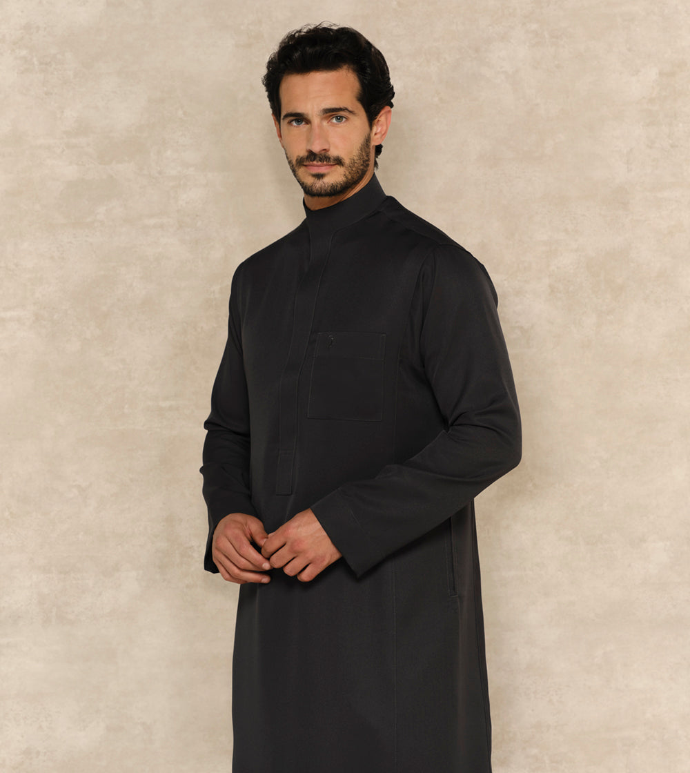 Smart Casual One Piece Collar Thobe