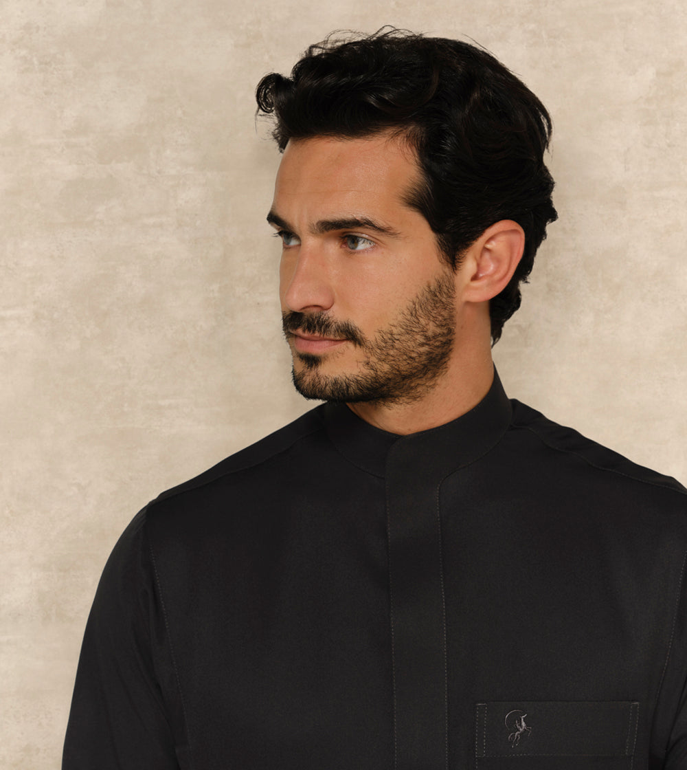 Smart Casual One Piece Collar Thobe