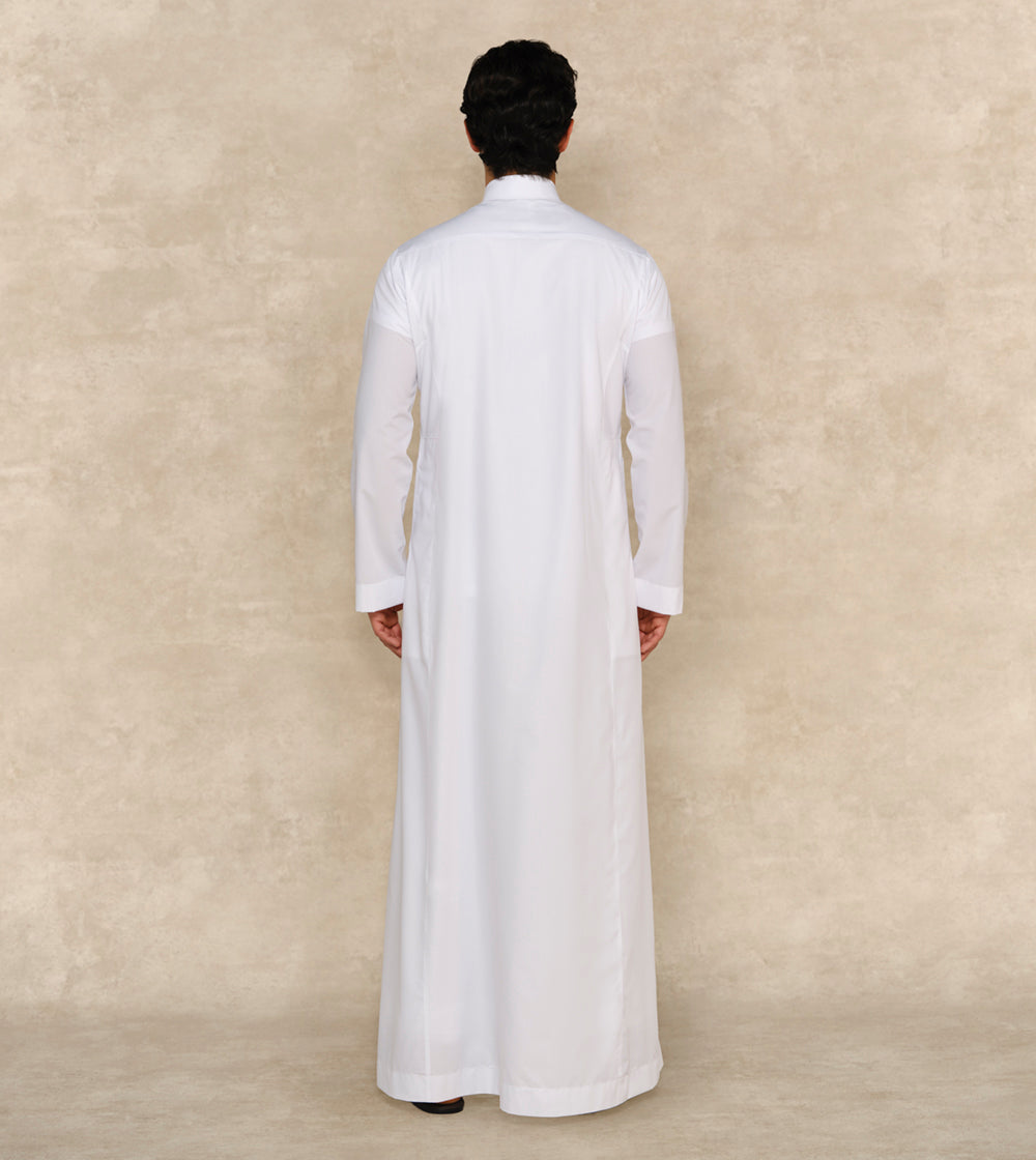 Premium Formal White Thobe