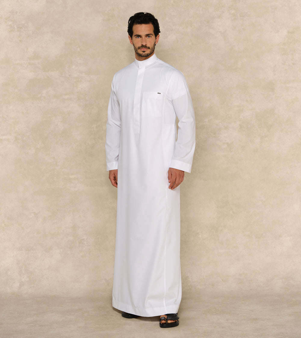 Premium Formal White Thobe