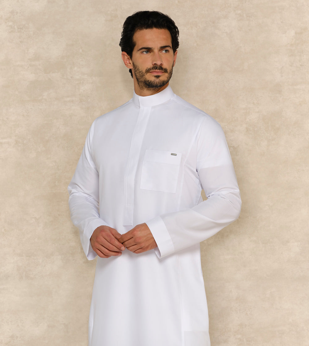 Premium White Thobe