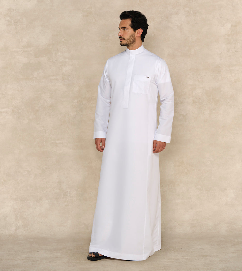 Premium White Thobe