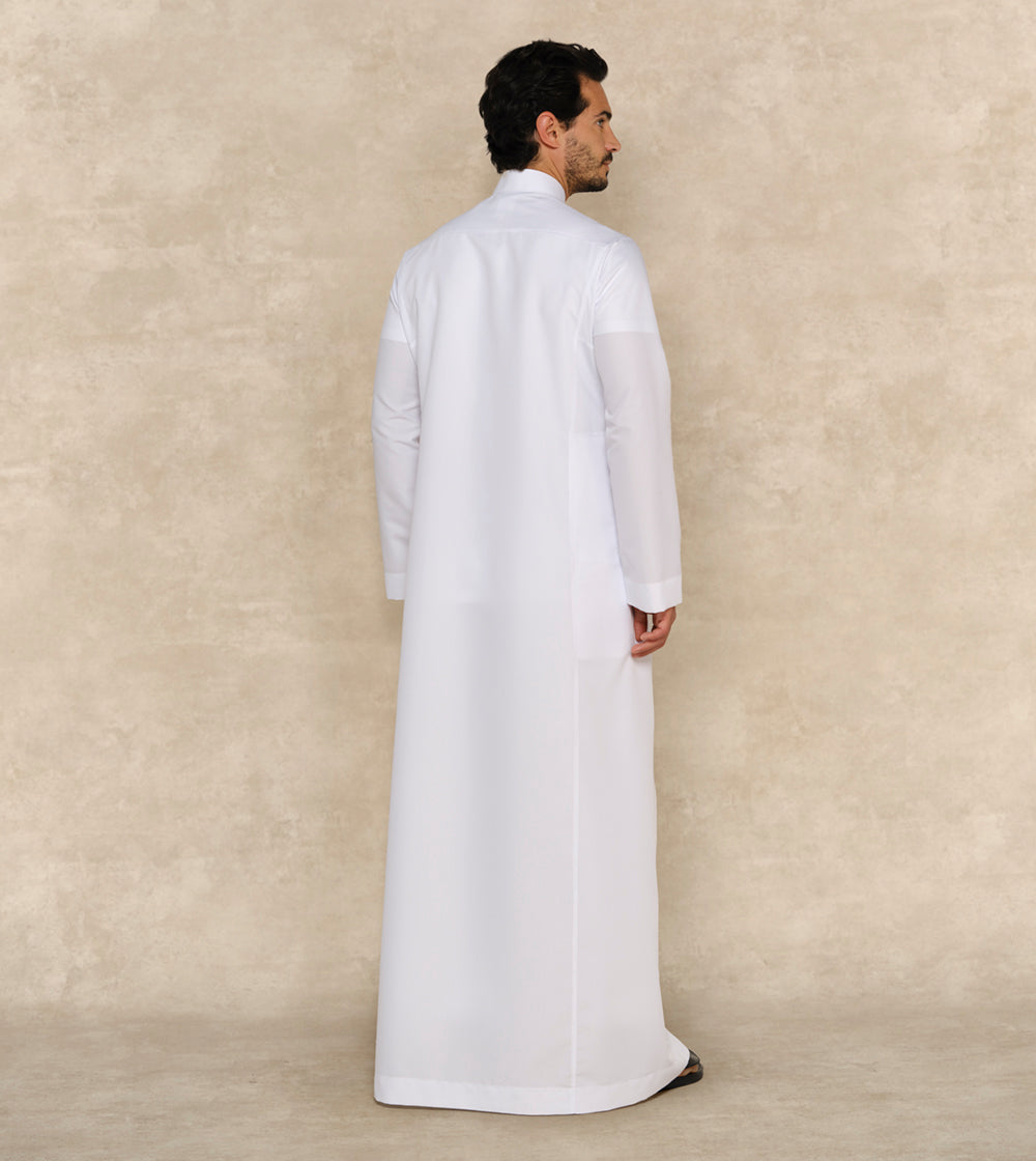 Premium White Thobe