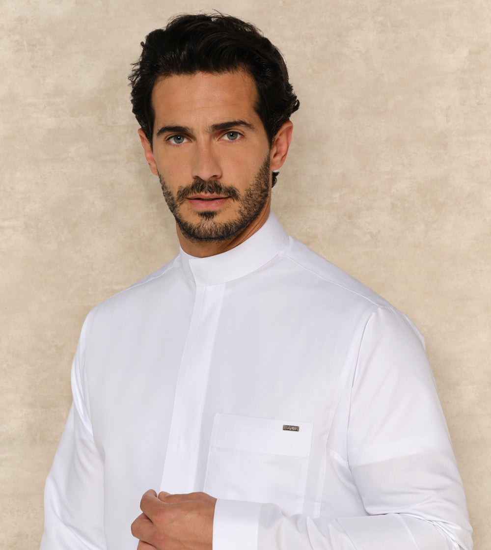 Premium White Thobe