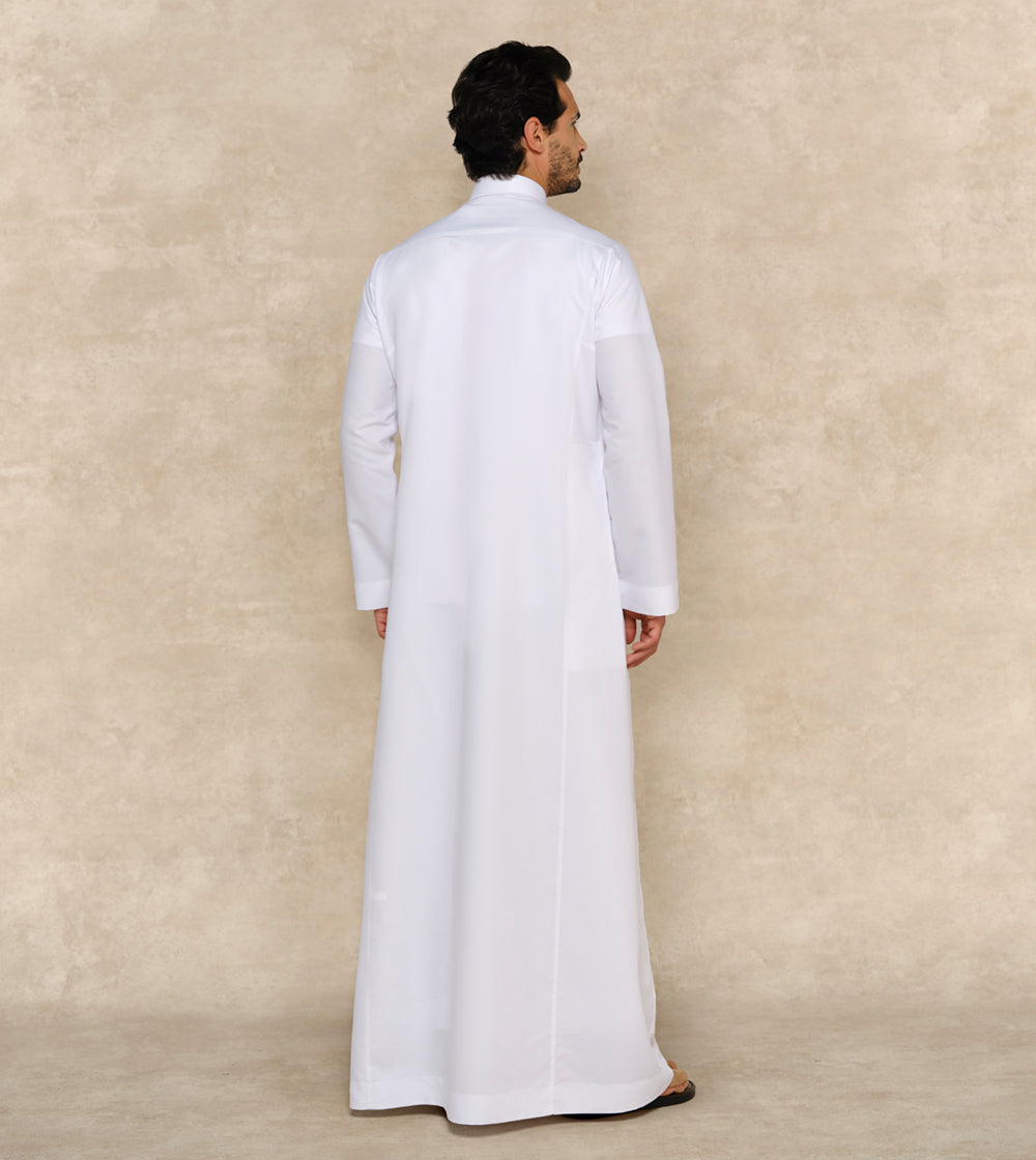 Premium White Thobe