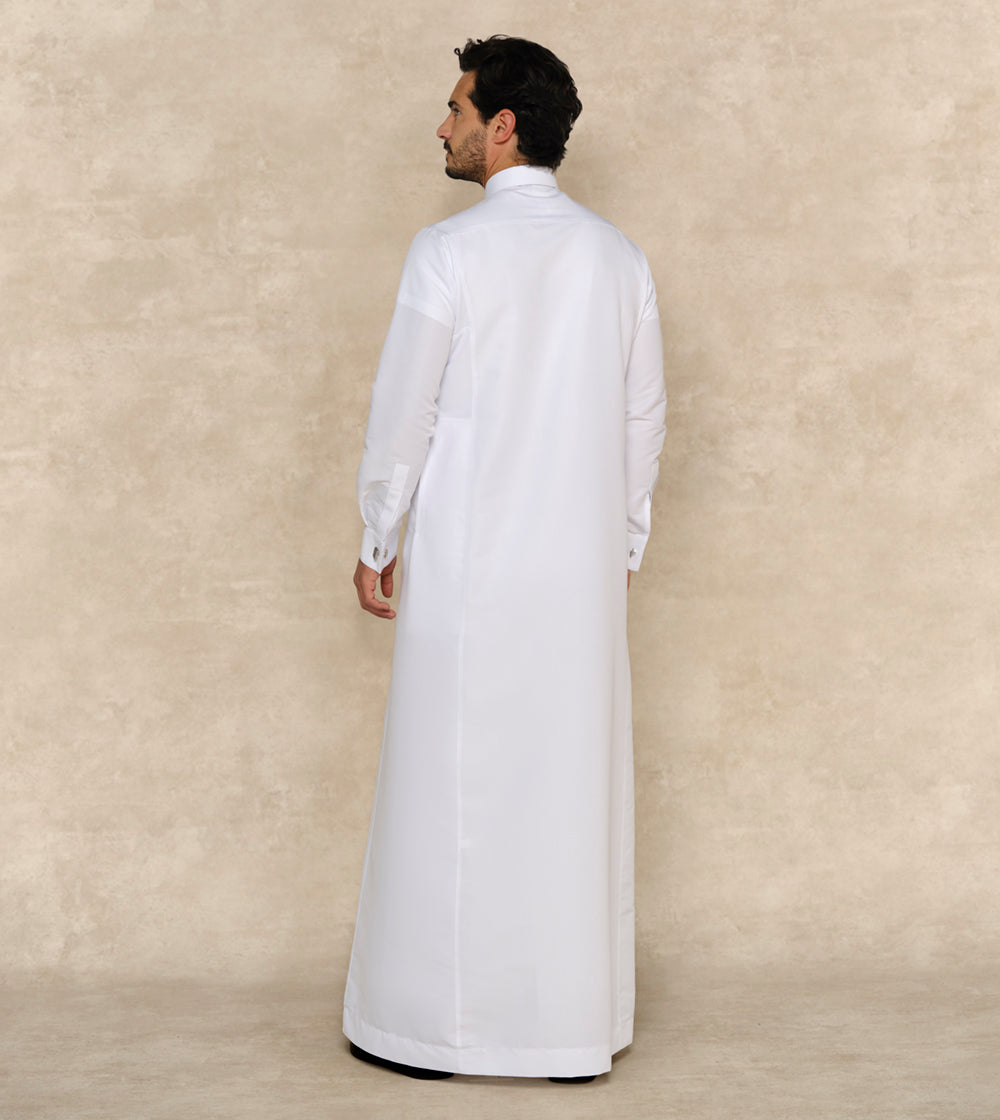 Premium White Thobe