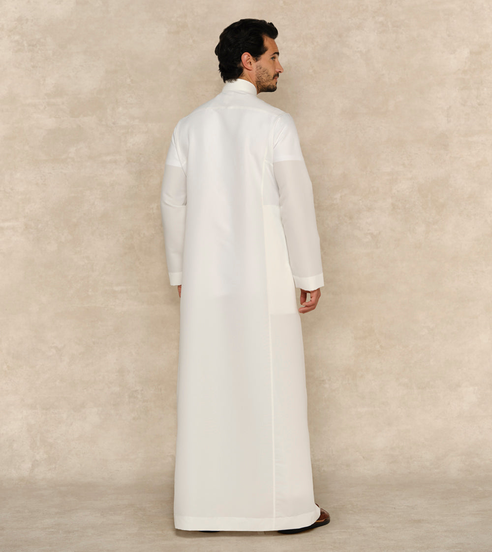Al Faris One Piece Collar Thobe