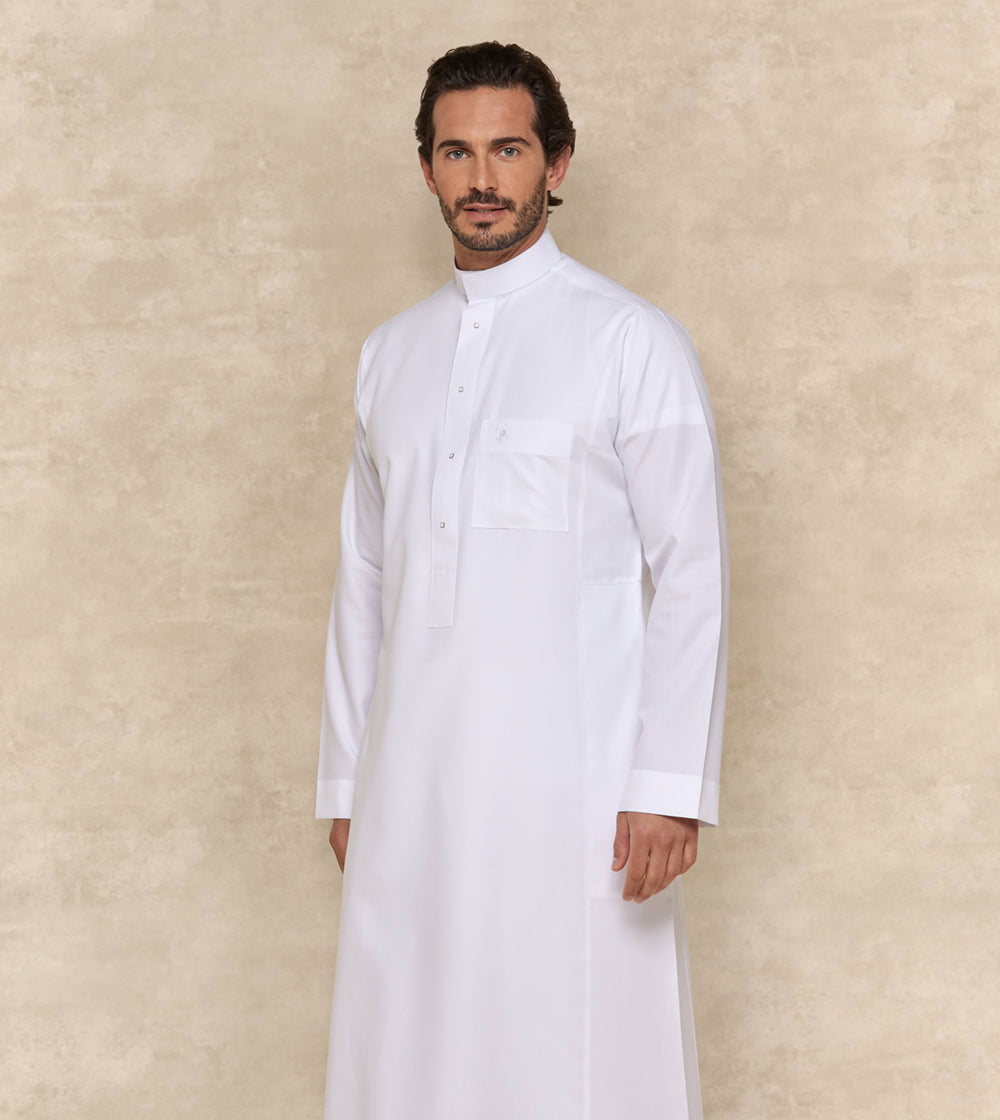 Premium White Thobe