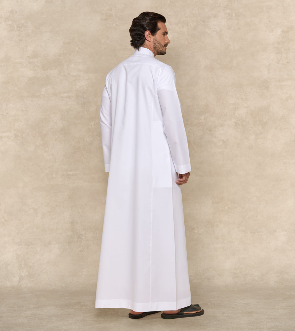 Premium White Thobe