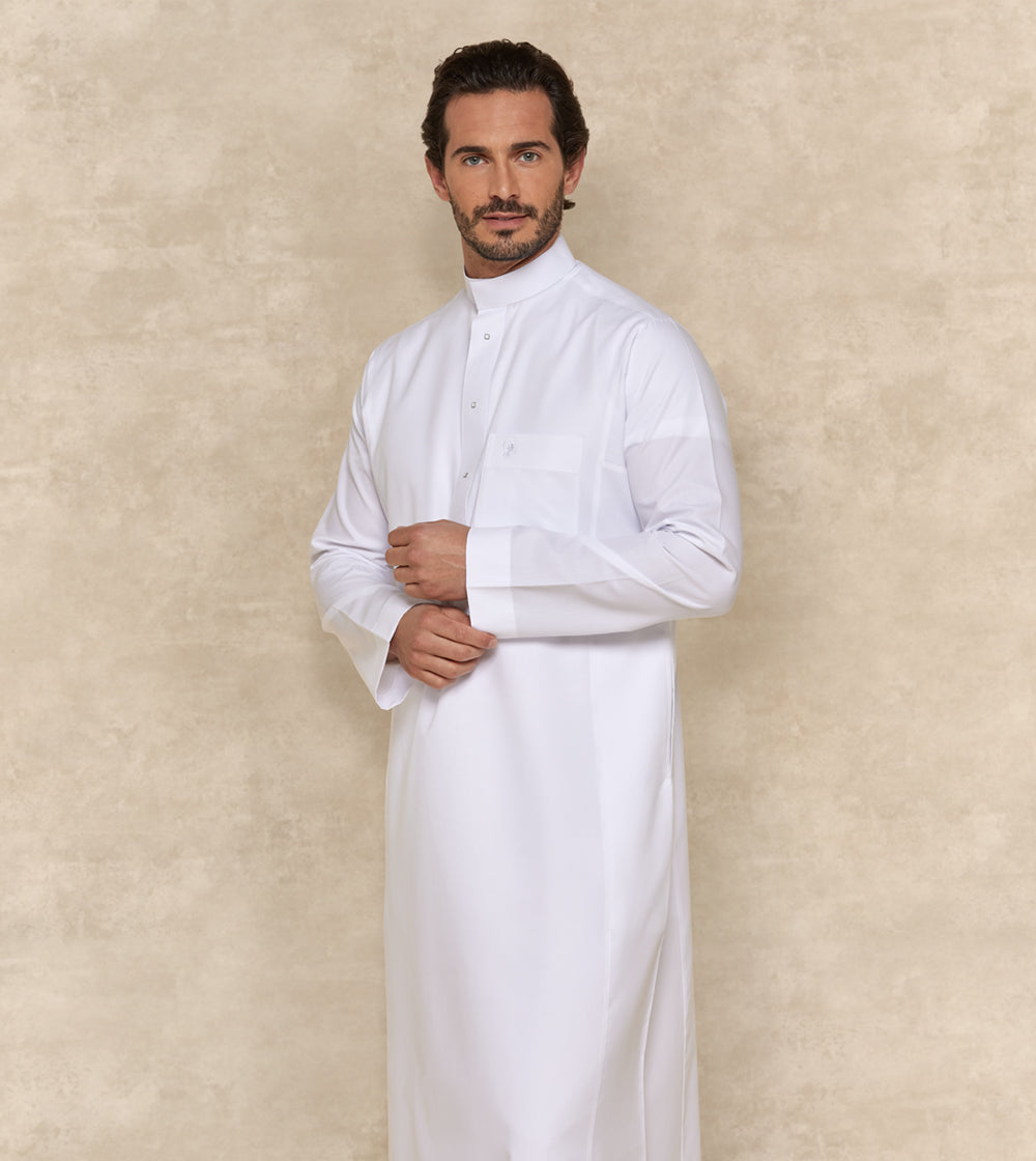 Premium White Thobe