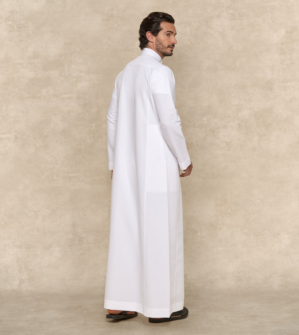Premium White Thobe
