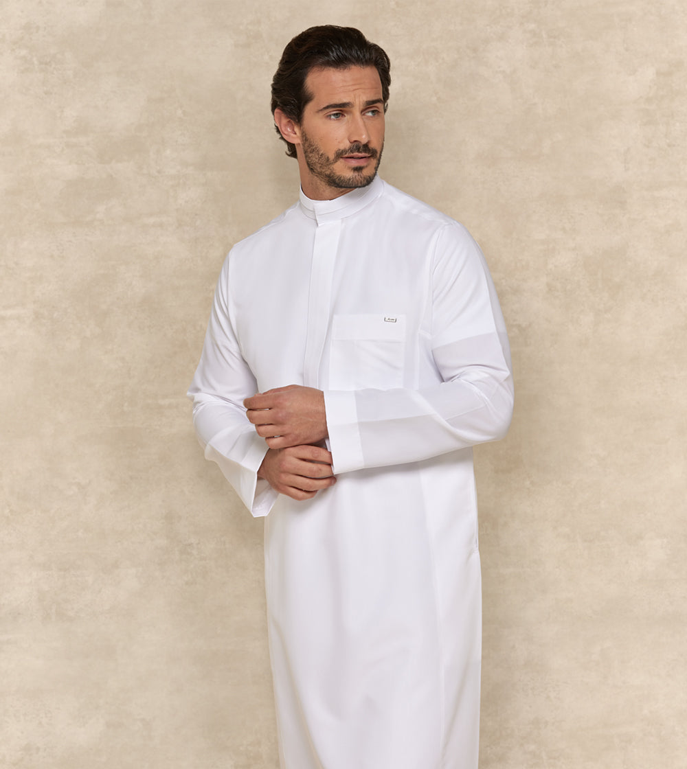Premium White Thobe