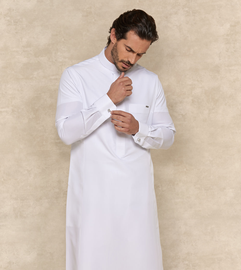 Premium White Thobe