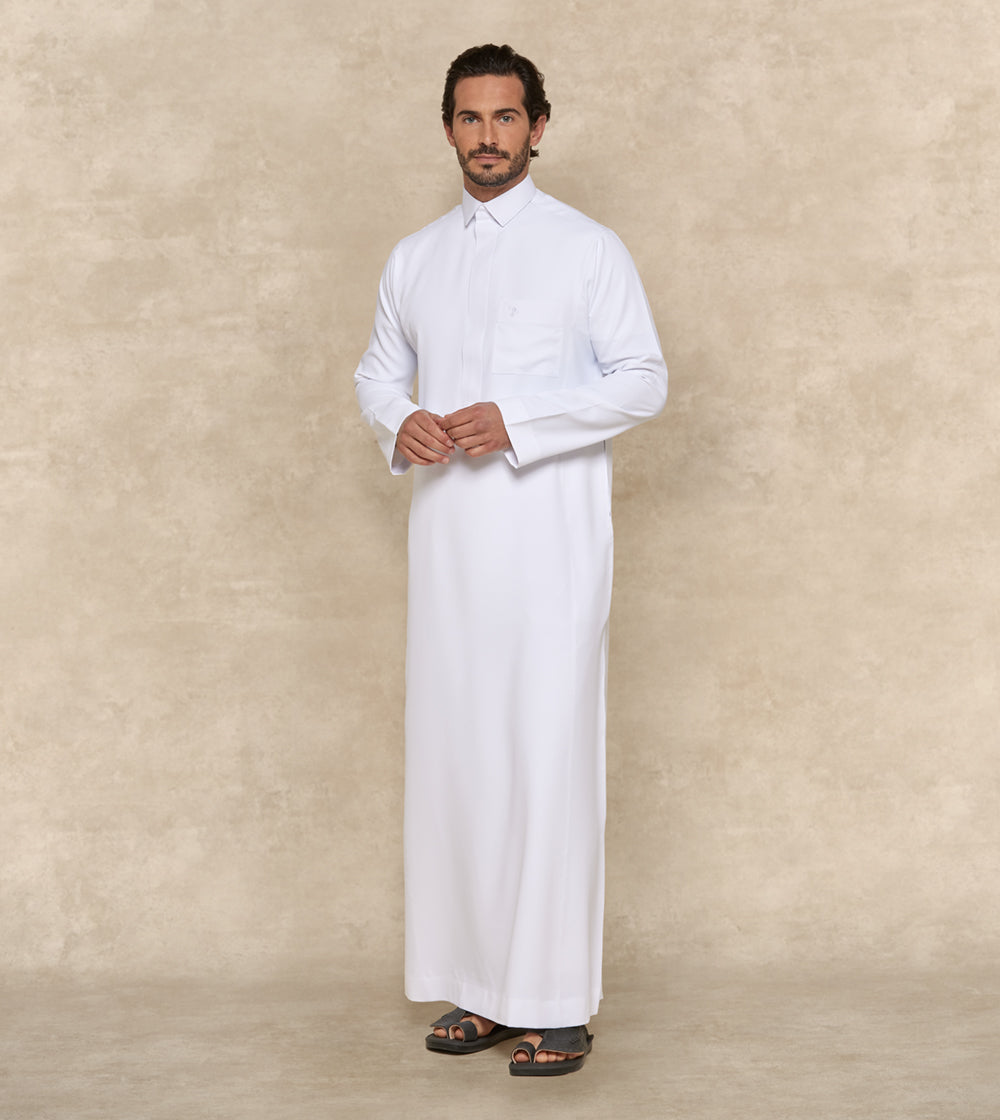 Premium White Thobe