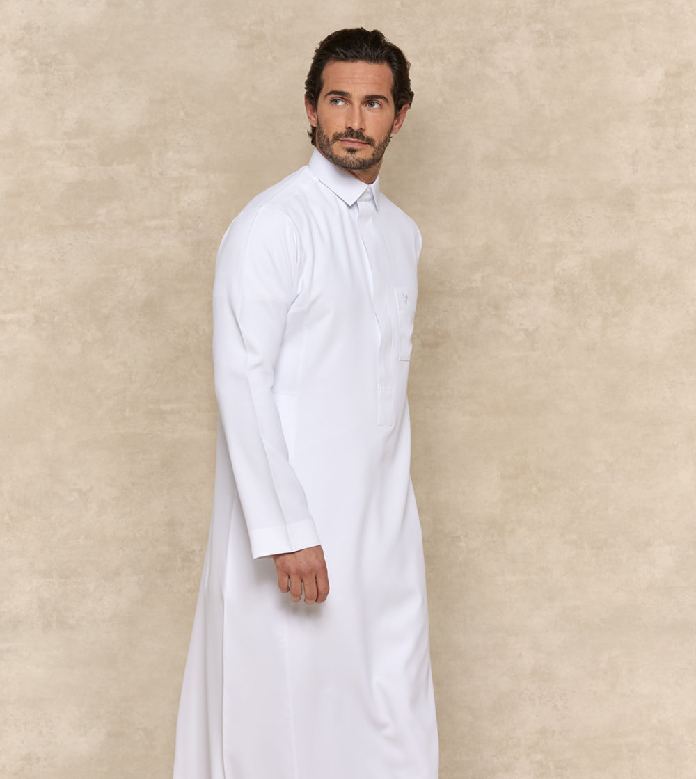 Premium White Thobe