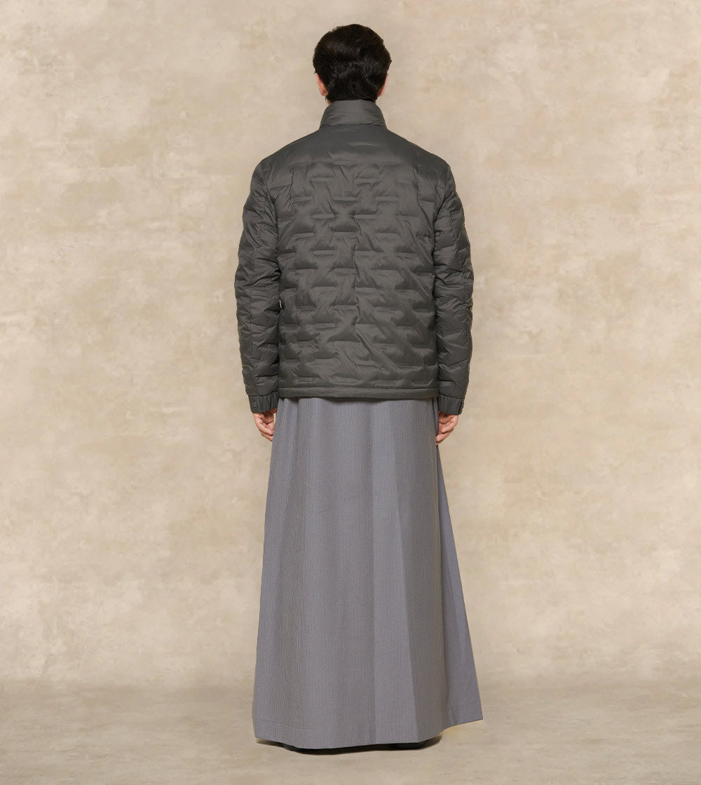 Full Sleeve Jacket With High Neck Collar