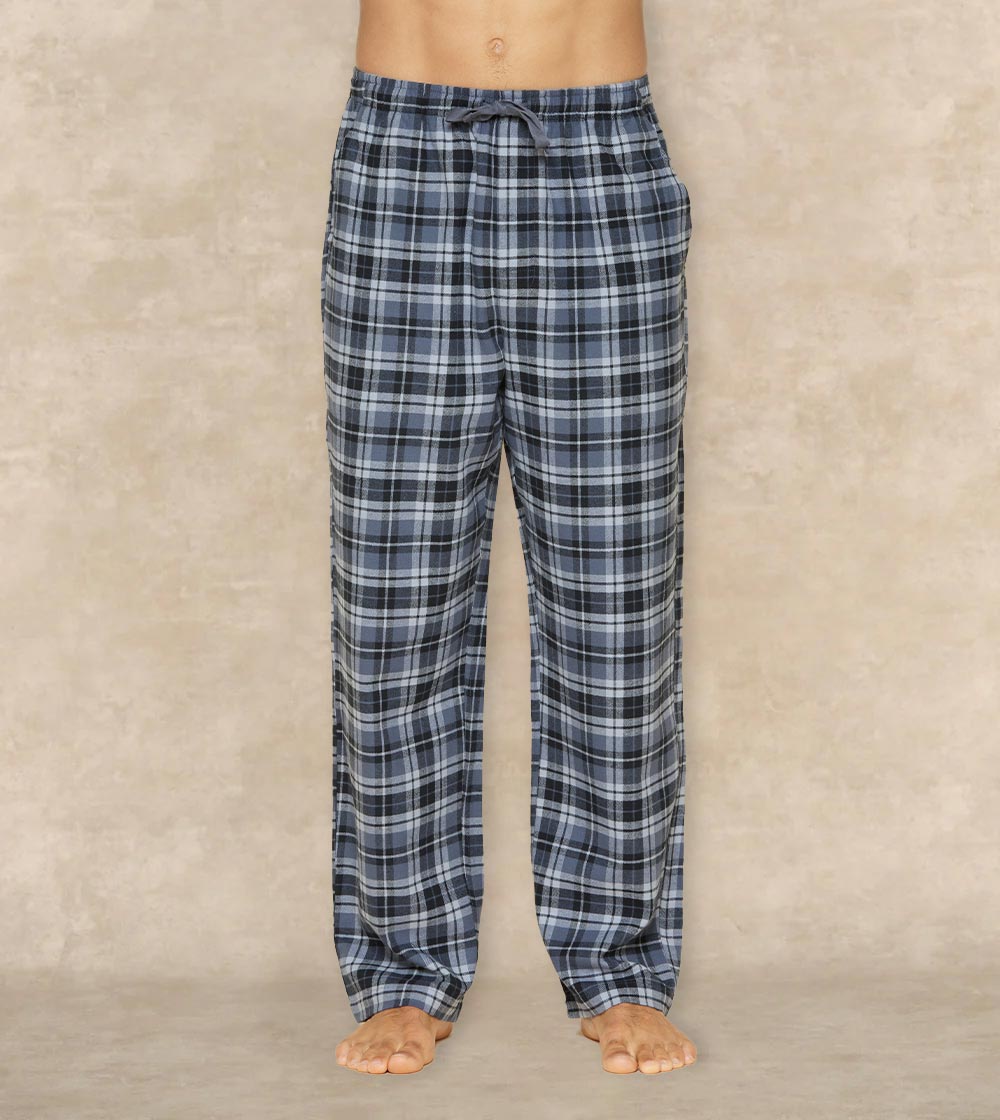 Winter Cotton Pajama Set Long Sleeves