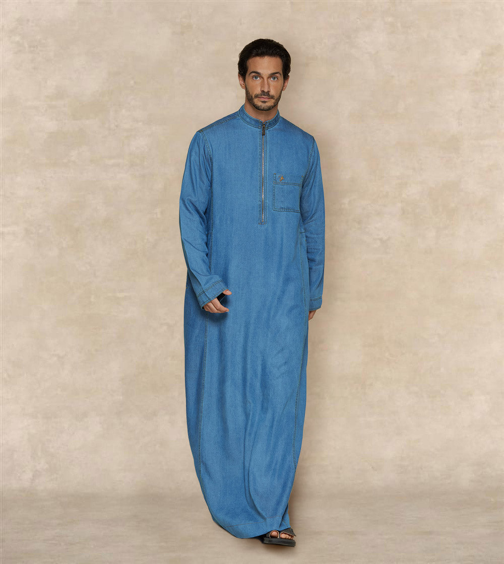 Casual Denim Thobe
