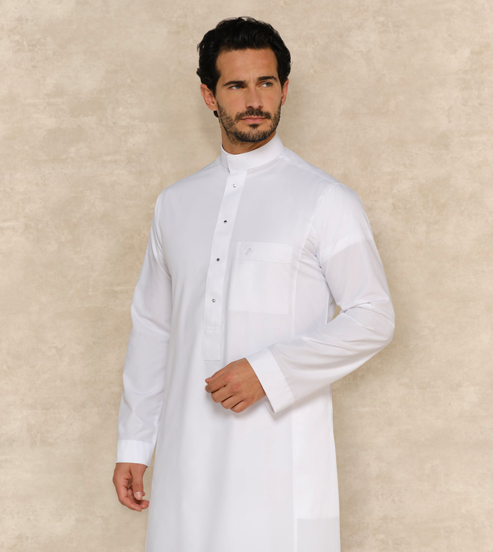 Premium White Thobe