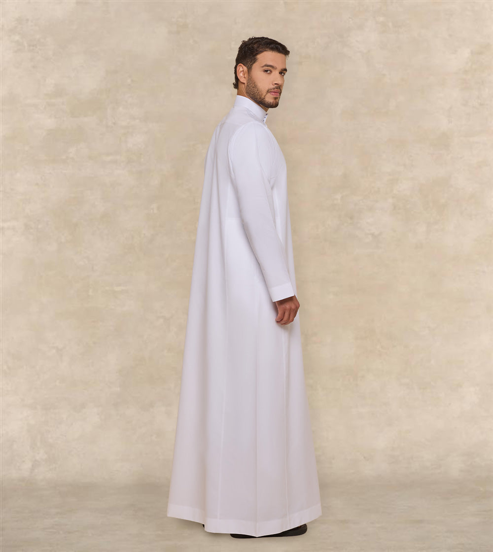 White Thobe With Embroidery