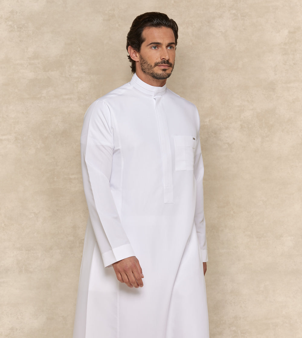 Premium White Thobe