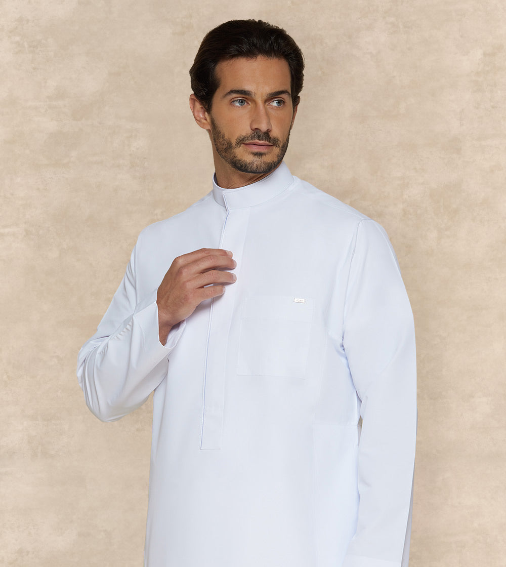 Premium White Thobe