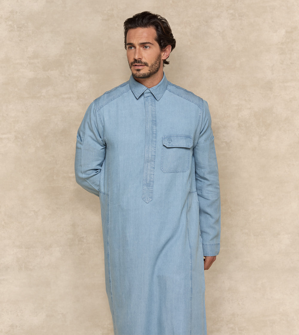 Casual Denim Thobe