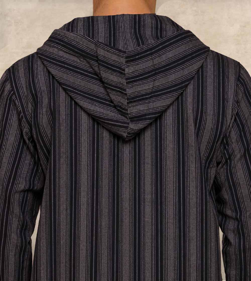 Textured Jalabia with Cap