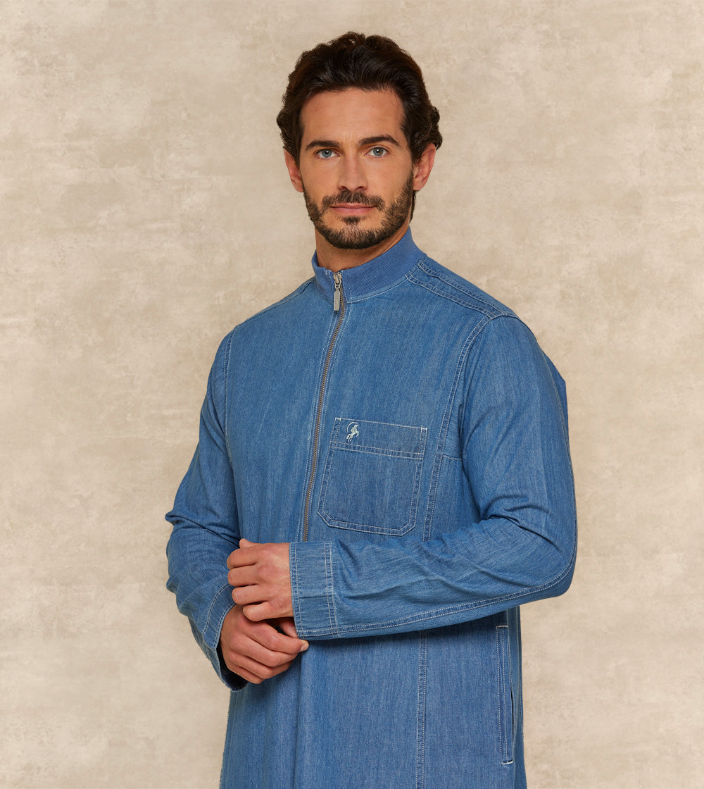 Casual Denim Thobe