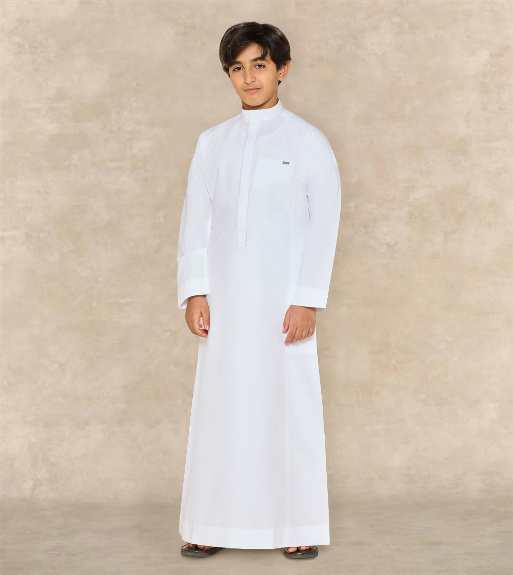 Young Warrior Thobe With Embroidery