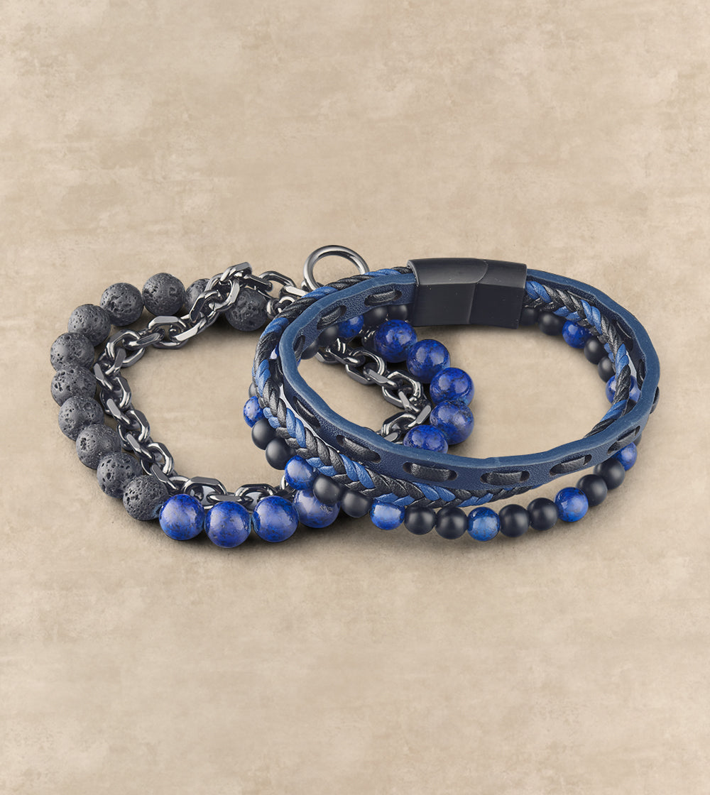 Beaded Stone Bracelet