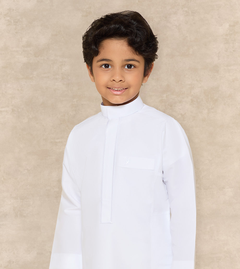 Little Warrior Thobe With Embroidery