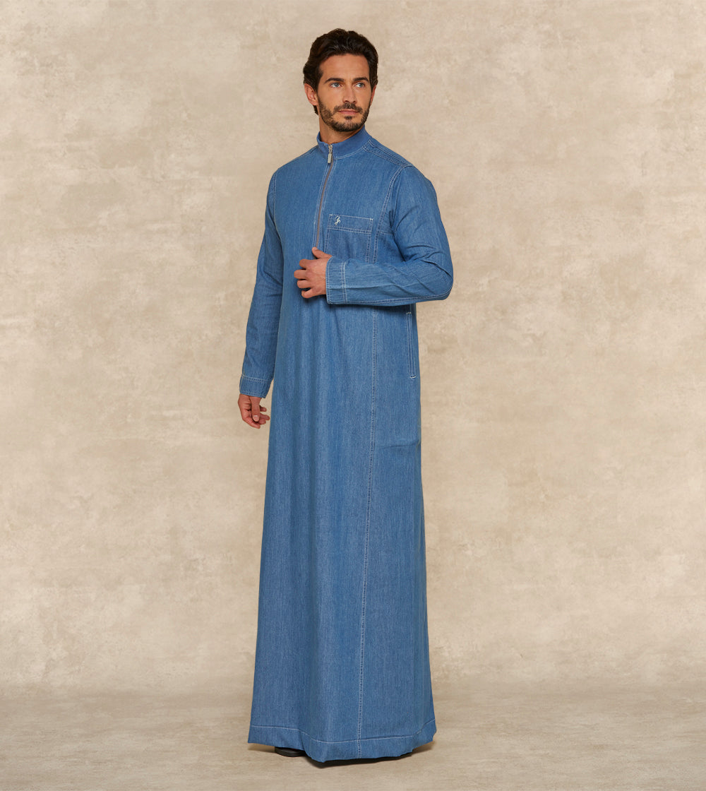 Casual Denim Thobe