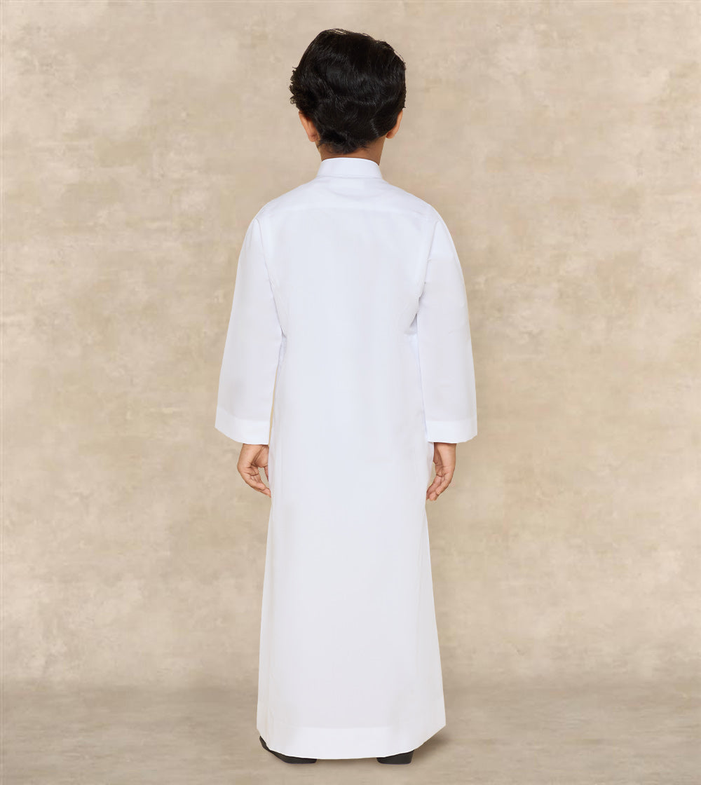 Little Warrior Thobe With Embroidery