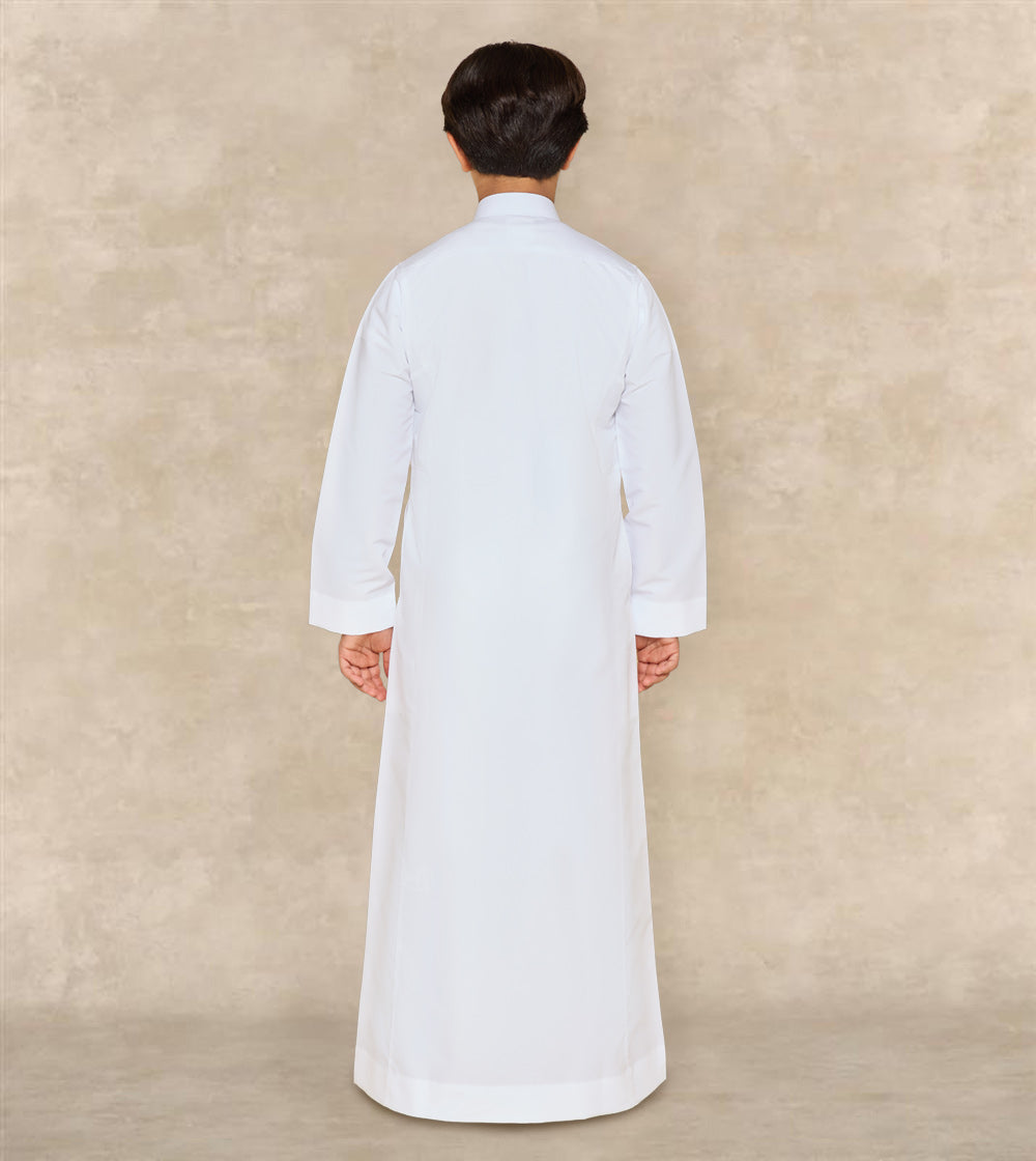 Young Warrior Thobe With Embroidery